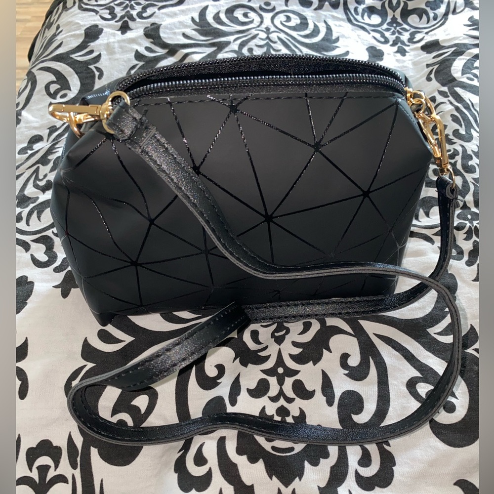 Mini Geometric Pattern Shoulder Bag - image 5